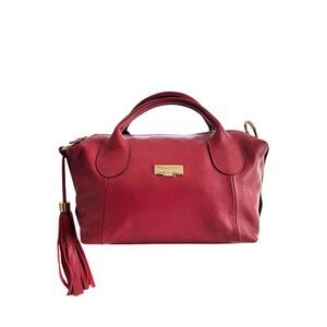 Baldinini Trend Red Leather Women Women's Handbag